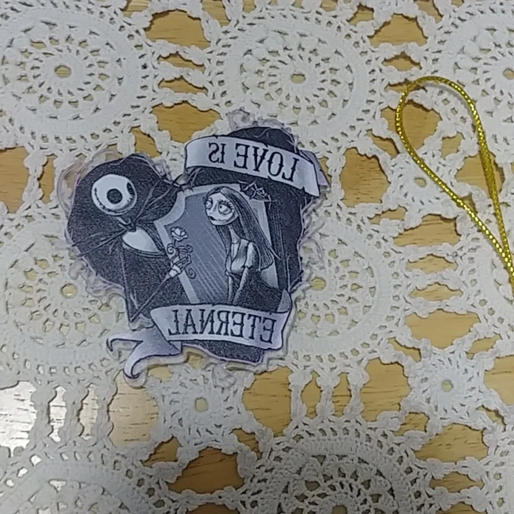 Valentine's Day, Halloween Ornament, Jack and Sally